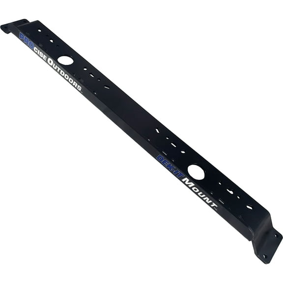 PROcise Outdoors DEK-it Boat Fish Finder Mount, Bassmaster Tested, GPS Electronics Fishfinder Mount, Solid Marine Finders Mounting Kit (Dual Unit Low Profile Deck Mount)