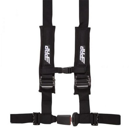 PRP BPRSBAUTO2 2 in. 4-Point Auto Latch Harness, Black