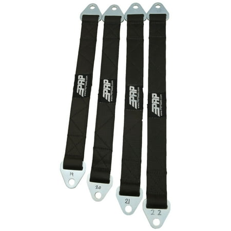 PRP Seats Premium Quad Wrap Limit Strap for Off Road 4x4, UTV, SXS Heavy-Duty 10,000 lb. Suspension Limiting Straps, (1 ea.) 24" Strap