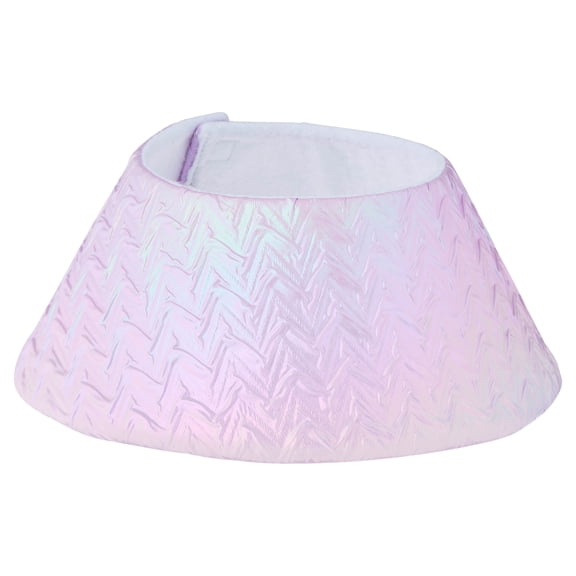 Pinch Pleating Mini Christmas Tree Stand Band, Iridescent, 9", by Holiday Time