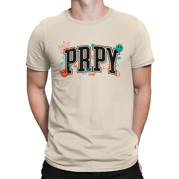 PRPY Street Graphic - Playful Symbols Art Design Men's T-shirt