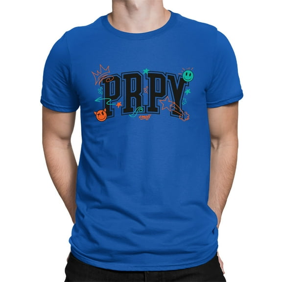 PRPY Street Graphic - Playful Symbols Art Design Men's T-shirt