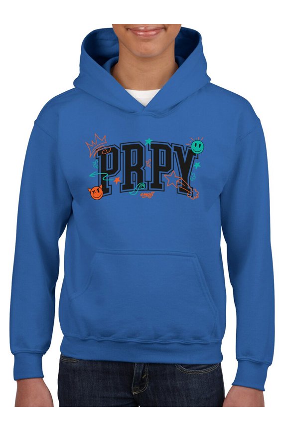 PRPY Street Graphic - Playful Symbols Art Design Youth's Hoodie