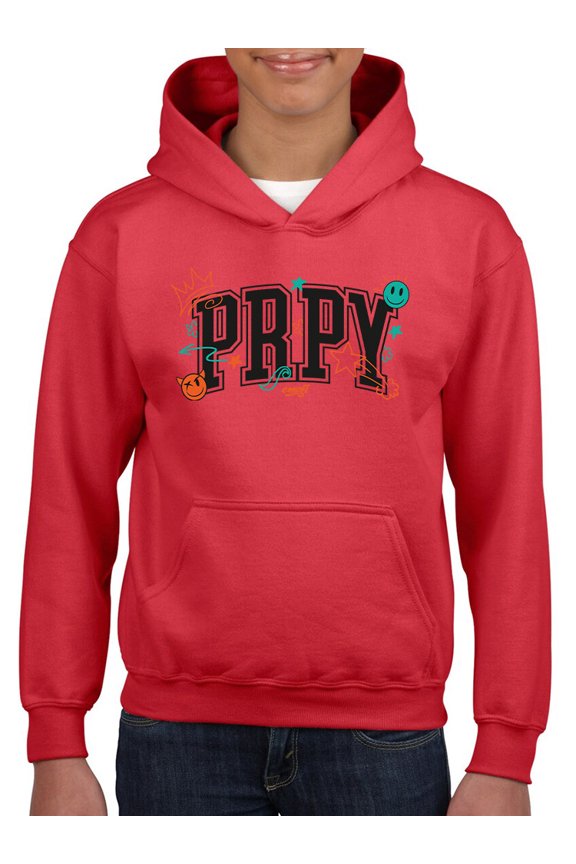 PRPY Street Graphic - Playful Symbols Art Design Youth's Hoodie