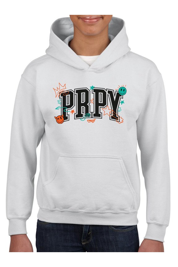 PRPY Street Graphic - Playful Symbols Art Design Youth's Hoodie