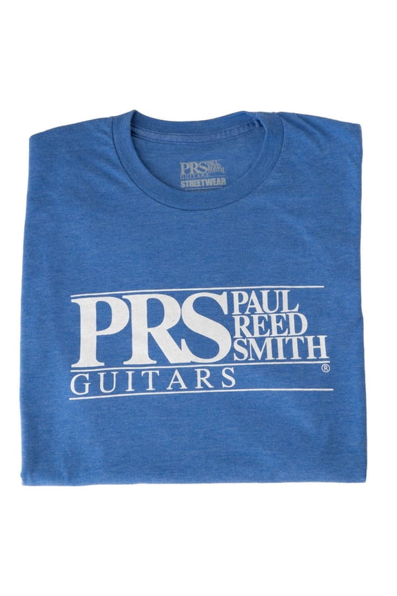 PRS Block Logo Tee | Heather Blue