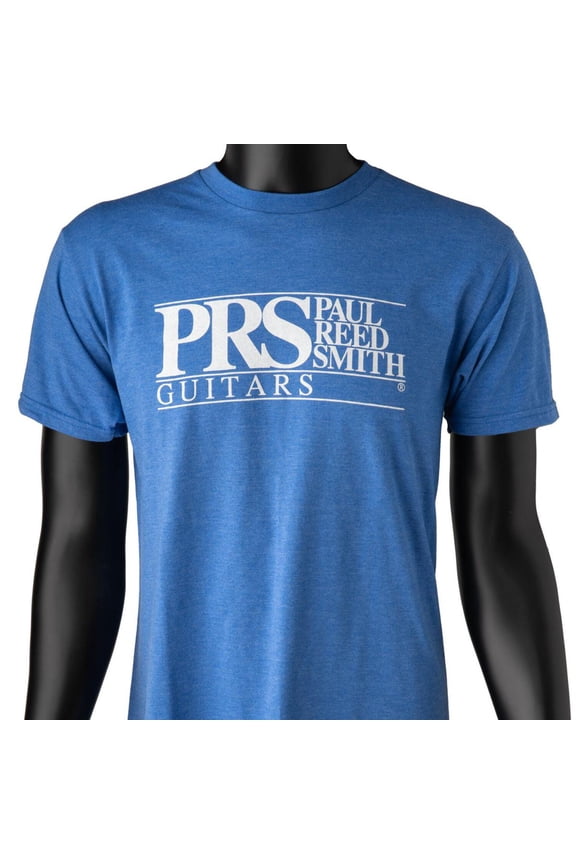 PRS Block Logo Tee | Heather Blue
