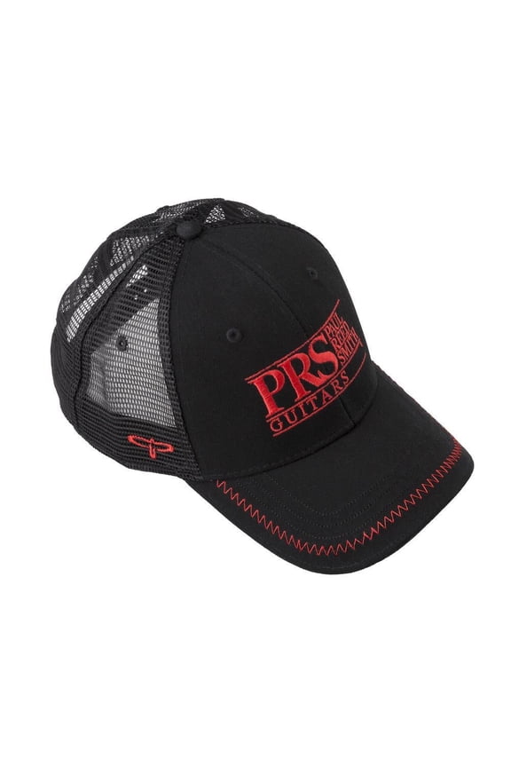 Block Logo Trucker Hat, Red