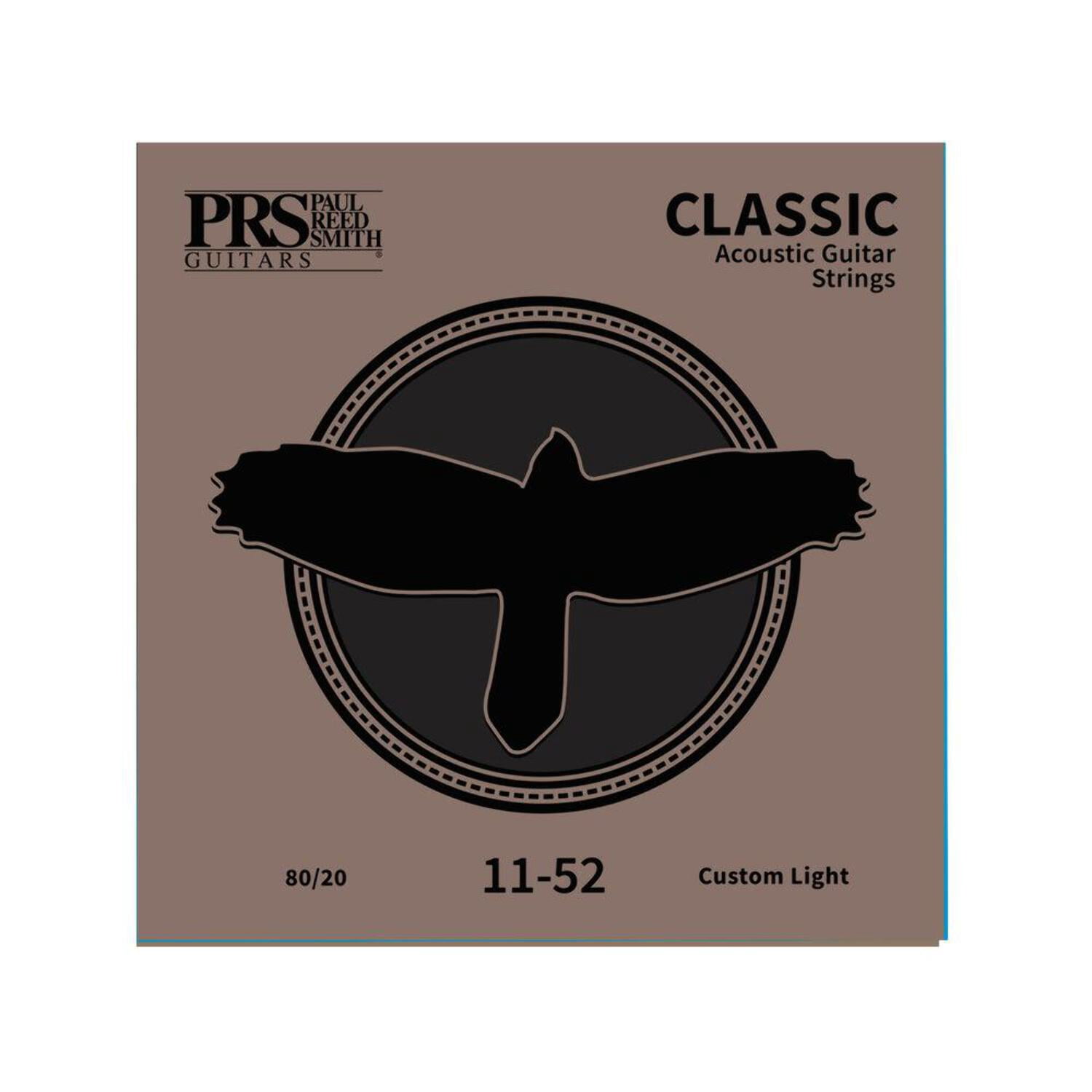 PRS Classic Acoustic Strings 80/20, Custom Light .011-.052 - Walmart.com
