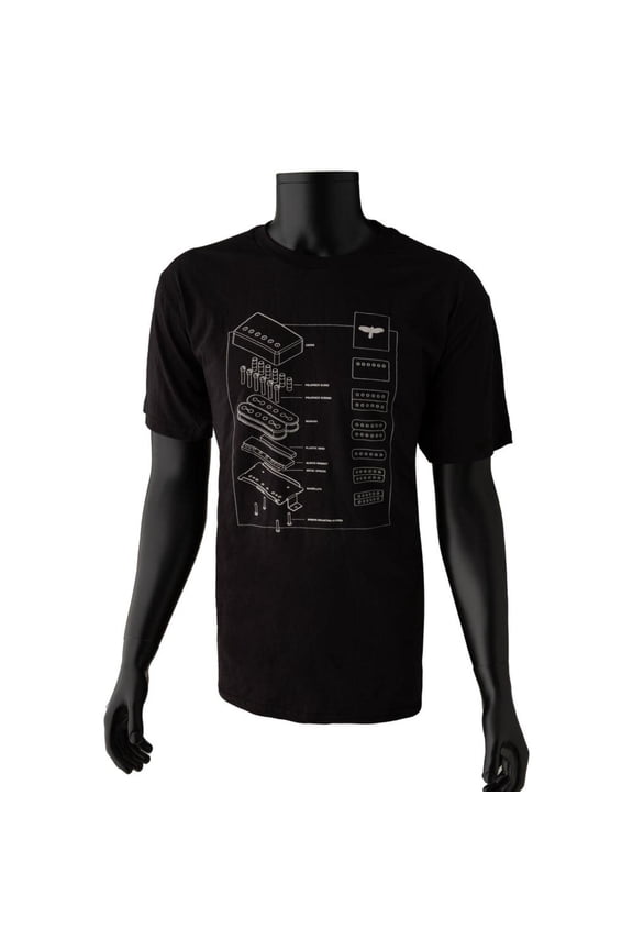 PRS Exploded Pickup Tee | Black | Small