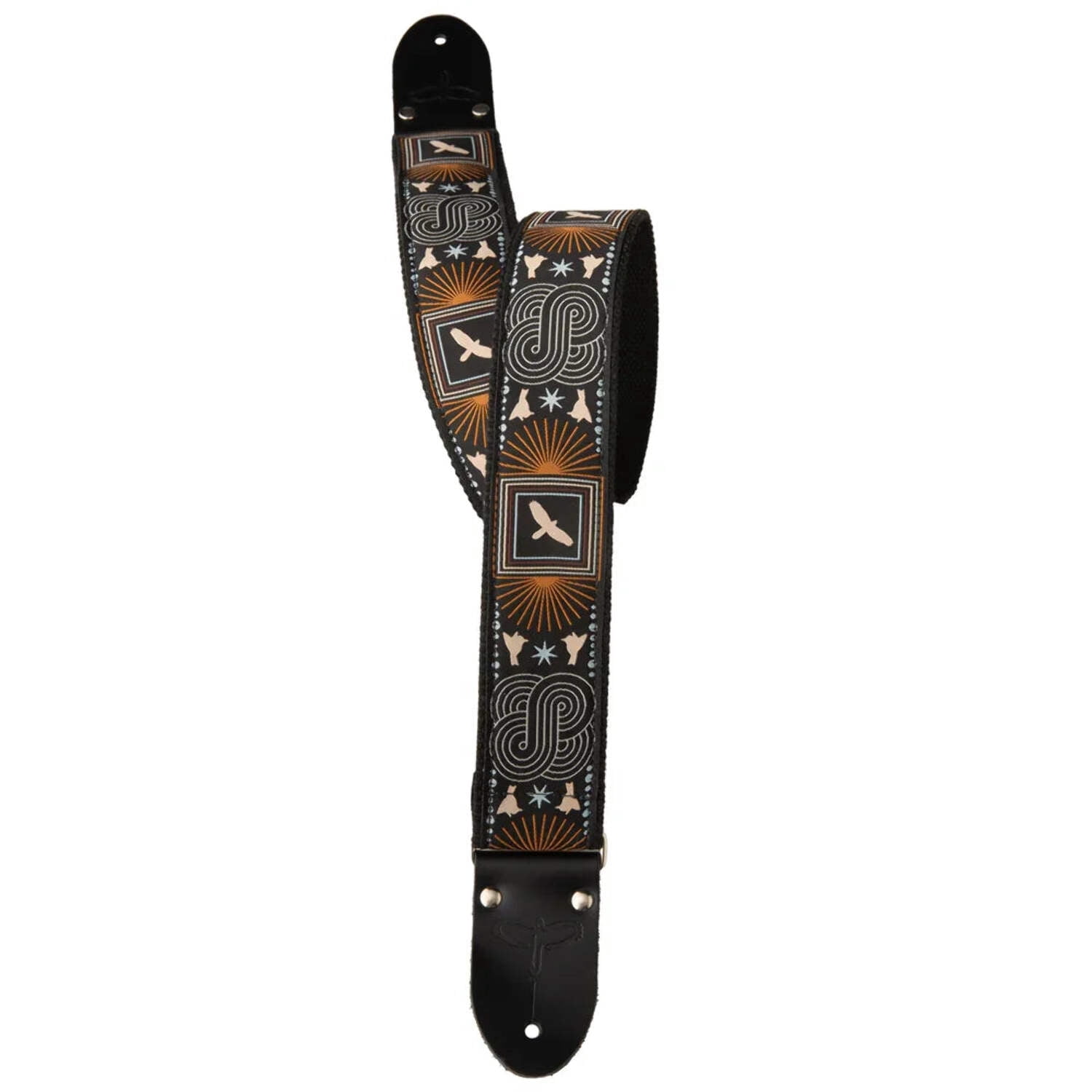 PRS Guitar Strap 2" Deluxe Retro Custom Jacquard Birds Beige Birds