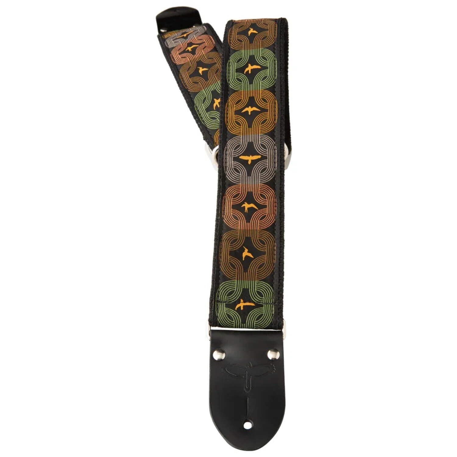 PRS Guitar Strap 2" Deluxe Retro Custom Jacquard Birds Multi-Colored Birds
