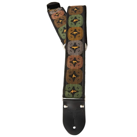 PRS Guitar Strap 2" Deluxe Retro Custom Jacquard Birds Multi-Colored Birds