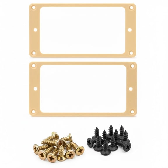 PRS Straight Humbucker Pickup Rings (2) - CREME