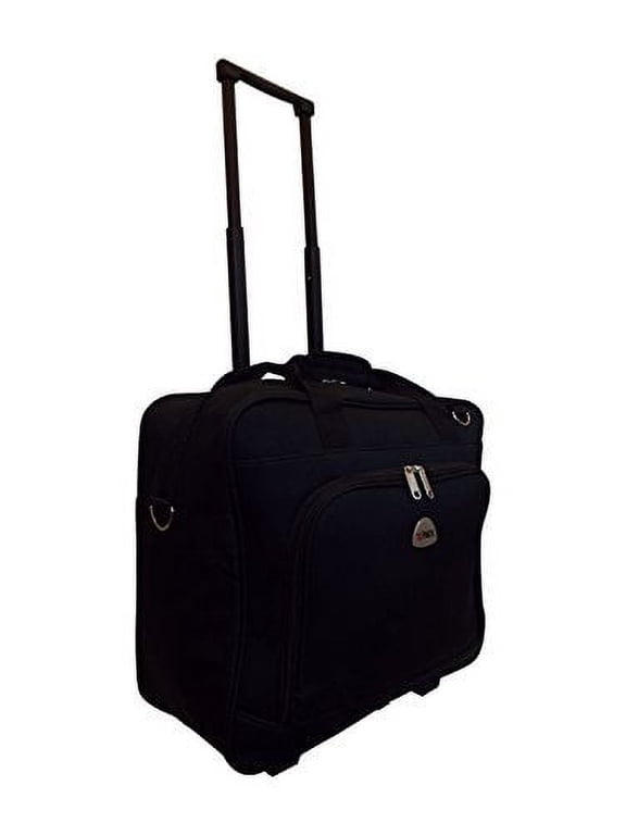 PRT16X-BK 16"Rolling Traveling Overnight Carry-on Bag