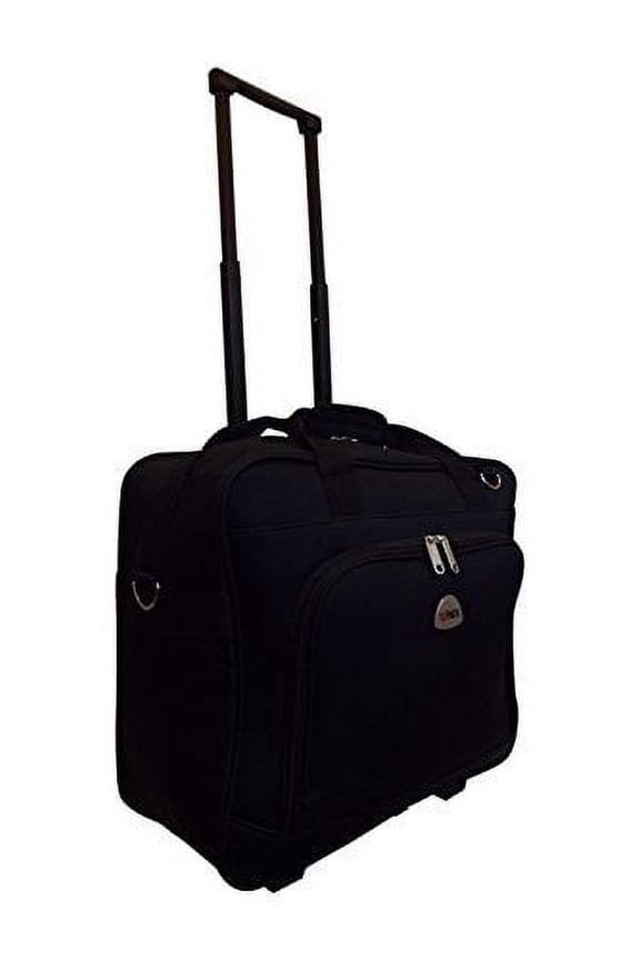 PRT16X-BK 16"Rolling Traveling Overnight Carry-on Bag