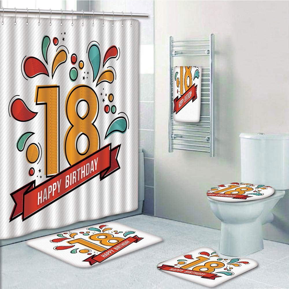 PRTAU 18th Birthday Digital on Eighteen Years Happy Birthday Lettering ...
