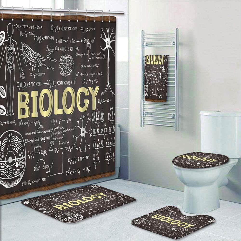 Biology Rug Design PRTAU Educational Chalkboard Biology Hand Written Symbols School ...