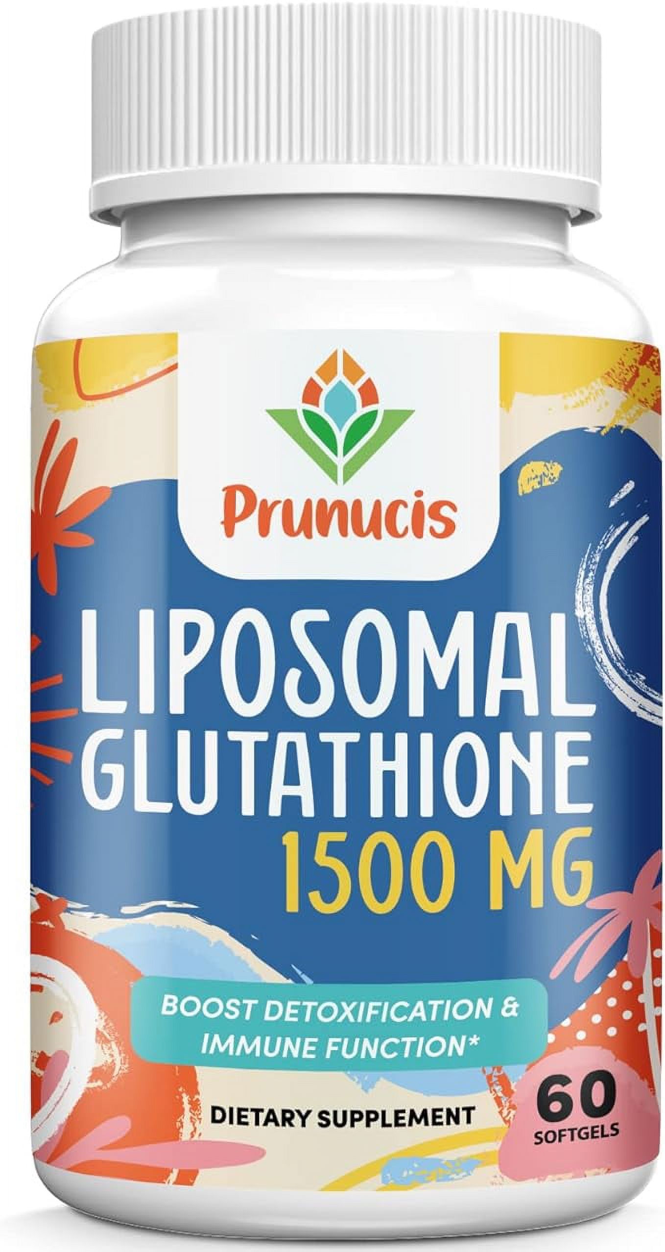 PRUNUCIS Liposomal Glutathione 2400MG , Reduced LGlutathione, Glutathione Supplement with