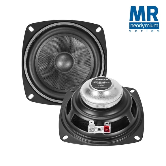 PRV 4 Full-Range Neodymium Speaker 4MR60-NDY-4 PRO Audio Midrange 60 Watts / 4 Ohm