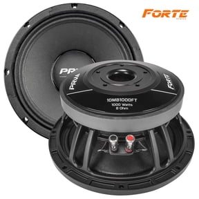 PRV AUDIO 10MB1000FT 10 Inch Midbass Speaker for Pro Custom Sound Systems, 500 Watts RMS, 1000 Watts Program Power, 8 Ohm Loudspeaker, 97.5 dB Mid Bass Speakers (Single)