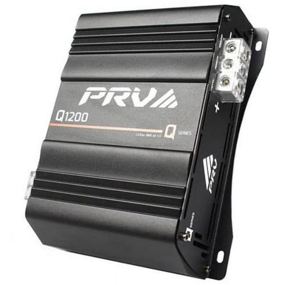 PRV Audio Q1200.1 1OHM 1200 watts 1 Ohm 1 Channel Amplifier