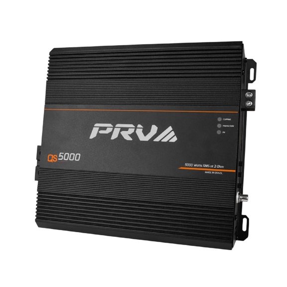 PRV Audio QS5000.2 QS Series Full Range Monoblock Amplifier Compact 1 Channel Pro Car Audio Amp Loudspeakers 5000 Watts RMS at 2 Ohm