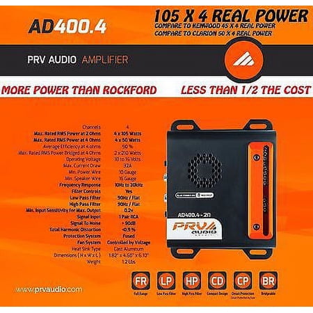 FOR 96-2013 HARLEY MOTORCYCLE AMPLIFIER TRUE 420 WATT RADIO STEREO AMP