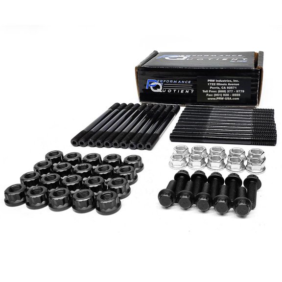 PRW Power 1000098 LS Main Cap Studs, 97-15 GM LS 4.8/5.3/5./6.0L