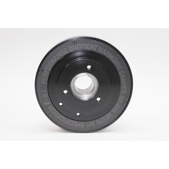 PRW 2439640 PQx SFI-Rated Racing Steel Damper Fits select: 1970 CHEVROLET MALIBU, 1970 CHEVROLET NOVA