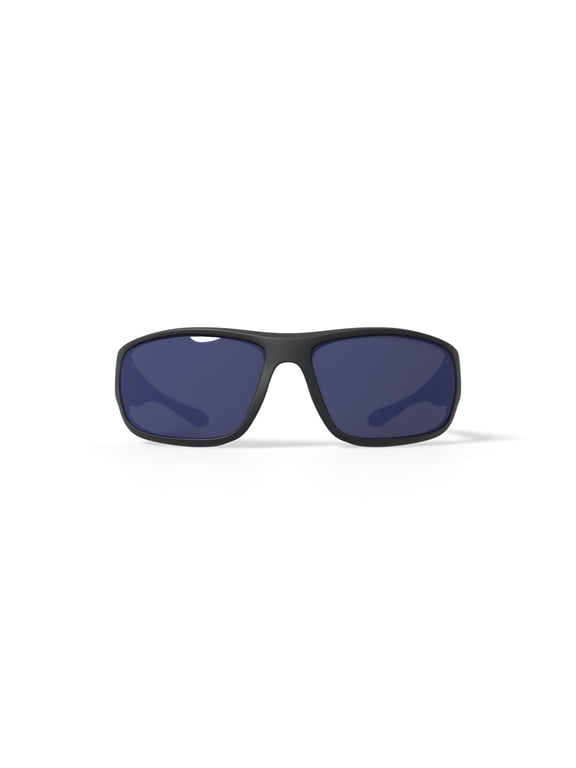 PRX Mens Sunglasses, Jetty - Black, Wrap, Plastic, 62-16-132, with Case