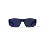 PRX Men s Sunglasses, Big Wave - Shiny Black, Wrap, Plastic, 61-16-134, with Case