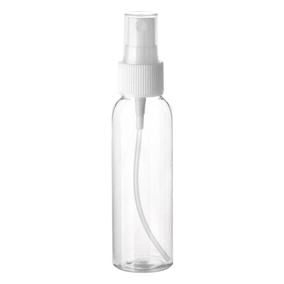 PRYESS 2-Piece Empty Plastic Spray Bottle, 60ml Empty Plastic Spray Bottle with Mist Sprayer, Cosmetic Mist Atomizer for Travel and Cosmetics