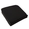 thumbnail image 1 of PRYESS Black Jacquard Dining Chair Cover, Waterproof Jacquard Removable Dining Chair Seat Slipcover with Elastic Edge, 1 of 9
