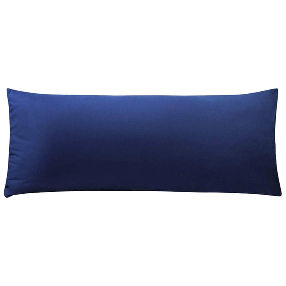 PRYESS Brushed Microfiber Body Pillowcase, 54 x 20 Inch Brushed Microfiber Body Pillowcase with Envelope Closure, Blue