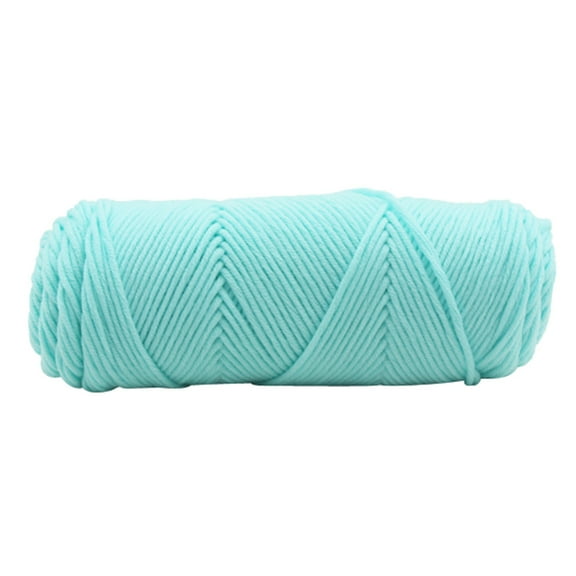 PRYESS Chunky Roving Wool Yarn, 100G Chunky Wool Roving Scarf Knit Yarn, Thick Warm Hat Household Acrylic Cotton, Natural Color for Diy Crafts, #D
