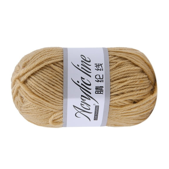 PRYESS Chunky Wool Roving Yarn, 50G Chunky Wool Roving Scarf Knit Yarn, Thick Warm Hat Material, Acrylic Cotton Blend, for Diy Crafts