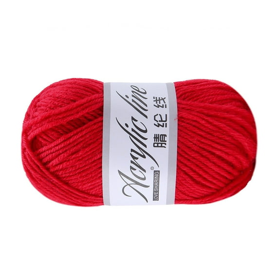 PRYESS Chunky Wool for Scarves, 50G Chunky Wool Roving Scarf Knit Yarn, Thick Warm Hat Household Acrylic Wool Cotton, Multi-Color for Crafts, #M