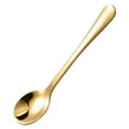 thumbnail image 1 of PRYESS Clearance Items: Extra Small 304 Stainless Steel Small Round Spoon Gold, Stainless Spoons for Jars Mini Size 2.87" Cute Small Stainless Condiment Spoons for Sugar Pepper Fun Little, 1 of 7