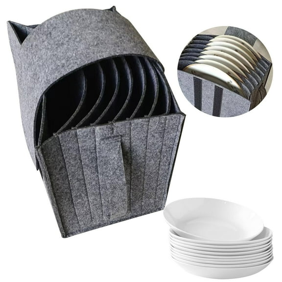 PRYESS Clearance Items: Plate Rack Plate Bag, Dining Tray Rack Camping Cutlery Storage 8 Dining Trays Or 6 Cups Bags With Cup Holders Rv Glass Tray Cabinet Glass Cup Cutlery Storage