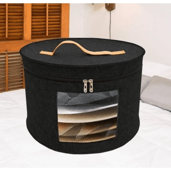 PRYESS (Cowboy Hat Holder for Travel), Hat Storage Box for Women Men, Cowboy Hat Holder for Travel, Wide Brims Hat Case for Closet Organizers, Stuffed Animal Toy Organizer