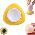 thumbnail image 1 of PRYESS Egg Piercer, Yellow, Tool for Eggs to Get Good Hard Boiled Eggs, Egg Poker Pricker with Lock, Easy Egg Peeler by Punching Hole at Bigger End Before Boiling, 1 of 8