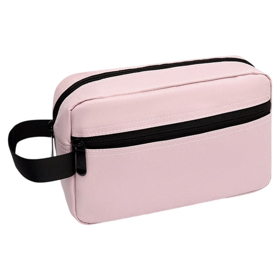PRYESS Hanging Travel Toiletry Bag, Pink 8.3 x 5.9 x 2.8 Inch Travel Toiletry Bag with Hanging Design and Lightweight Fabric