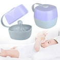 thumbnail image 1 of PRYESS Pacifier Box Pacifier Box Pacifier Clip, Binky Pacifier Box Pacifier Accessories Portable Pacifier Pacifier Pacifier Storage Box, Pacifier Storage Box, Purple Color, Keeps Pacifier Clean, 1 of 9