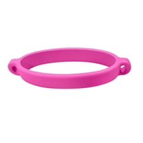 PRYESS Pink Silicone Drawstring Bottle Sleeve with Handle Strap, Silicone Drawstring Portable Bottle Sleeve Water Cup Handle, Large Inventory Clearance