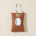 thumbnail image 1 of PRYESS (Refillable Wipes Dispenser), Baby Wipe Holder for Stroller, Portable and Refillable Wipes Dispenser with Hanging Hook, Hands-Free Access for Diaper Changes and Travel, Brown, 1 of 7