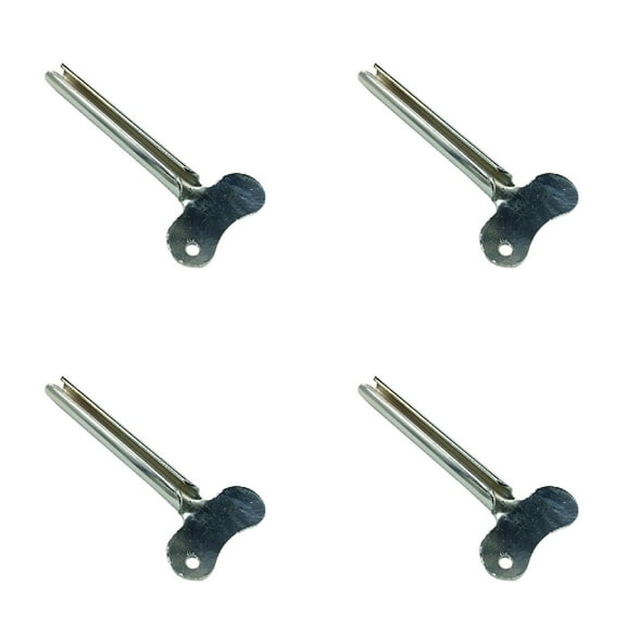 PRYESS (Toothpaste Cosmetic Paint Squeeze Extruder), 4 Pcs Metal Tube Wringer U Key Shape, Toothpaste Cosmetic Paint Squeeze Extruder, Help Reduce Waste, Saving and Reusable for Gels and Creams