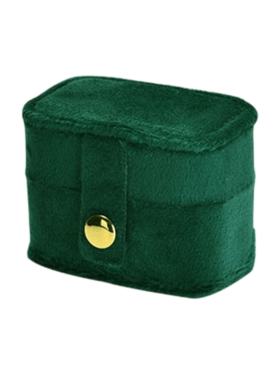 Velvet Ring Pillow Box, Green Velvet Wedding Ring Pillow Box, Engagement Jewelry Holder for Engagement and Jewelry Storage
