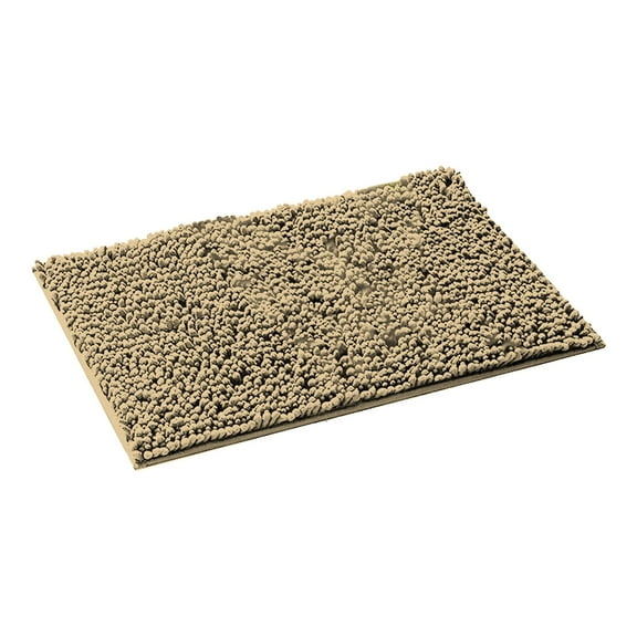 PRYESS (Warm Pet Mat for Cats and Dogs), Plush Thickened Anti-Slip Dog Foot Mat, Pet Mat for Cats Dogs, Soft Fleece Material for Warmth, Machine Washable for Kennel Bedroom, #A