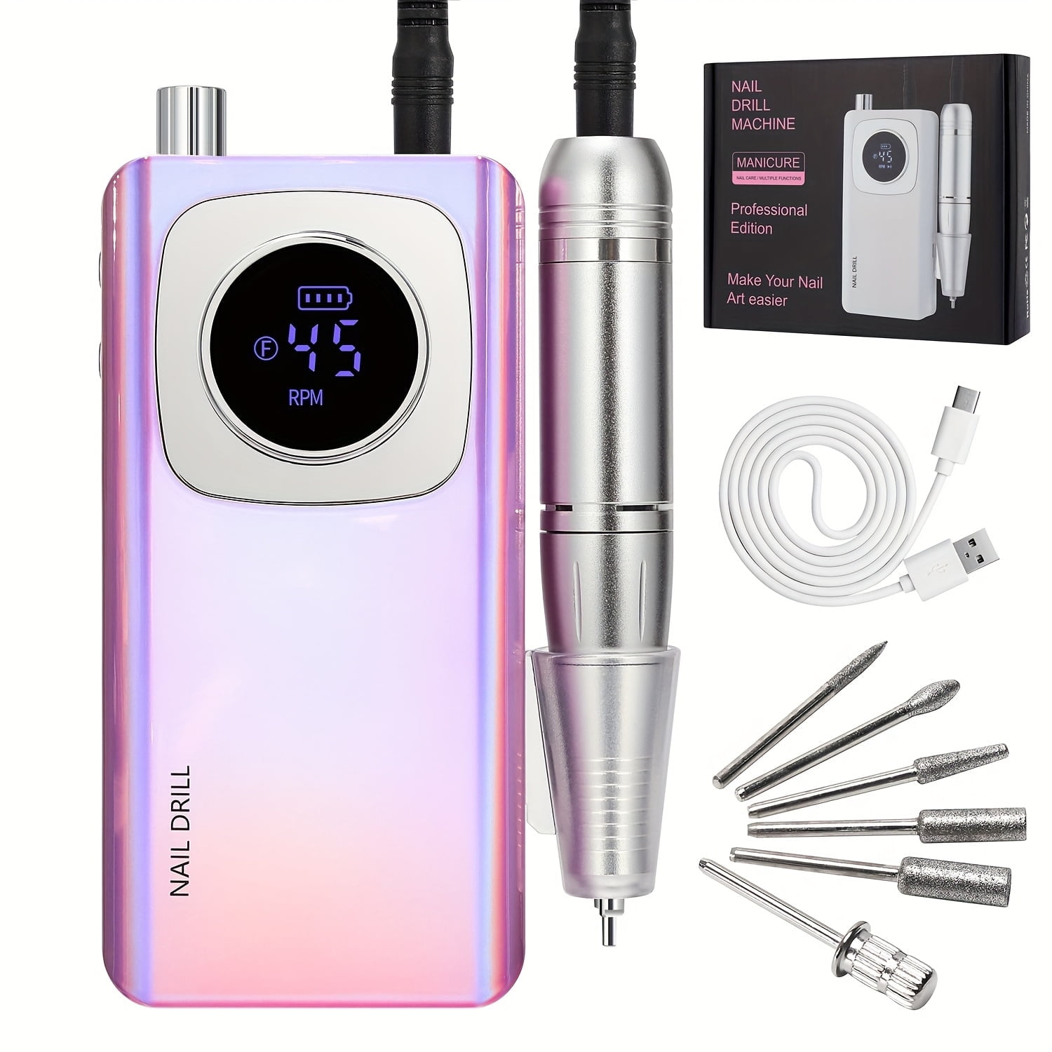 PRYZUNA-Cordless-Nail-Drill-